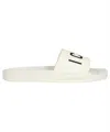 Dsquared2 Logo-print Open-toe Slides In White