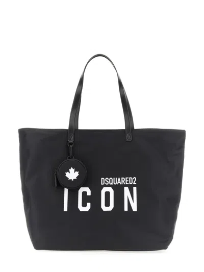 Dsquared2 Dsquared Women "be Icon" Shopper Bag In Black