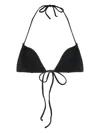 Dsquared2 Be Icon Triangle Bikini Top In Black