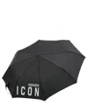 Dsquared2 Be Icon Umbrella In Black