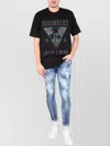 Dsquared2 Man T-shirt Black Size Xxl Cotton In Black