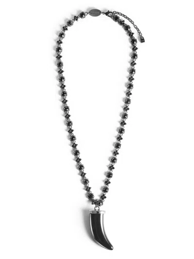 Dsquared2 Bead Detailing Necklace In Black