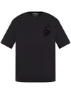 Dsquared2 Bead-embellished T-shirt In Schwarz