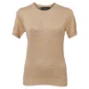 Dsquared2 Bead-embellished Top In Nude Cotton In Brown