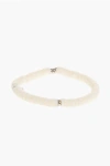 Dsquared2 Beaded Anklet With Silver-tone D2 Logo