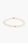Dsquared2 Beaded Anklet With Silver-tone D2 Logo