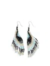 Dsquared2 Beaded Drop Earrings In Multi