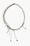 Dsquared2 Beaded Touch Of Color Necklace With Floral Details