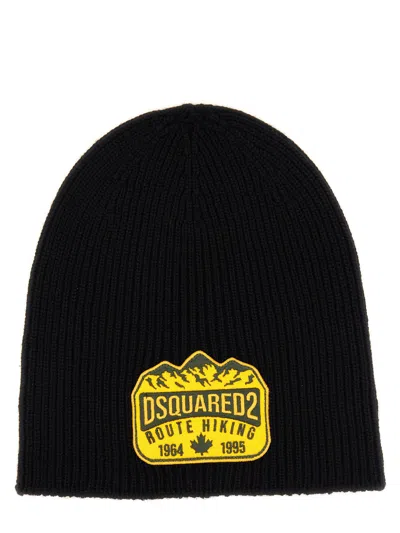 Dsquared2 Beanie Hat In Black