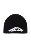 Dsquared2 Beanie With Icon New Generation Embroidery In Black