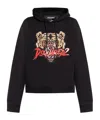 Dsquared2 Black Cotton Sweatshirt In Black