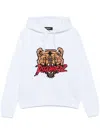 Dsquared2 Bear Logo Cool Fit Hoodie Sweatshirt In White