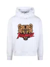 Dsquared2 Bear Logo Cool Fit Hoodie Sweatshirt In White