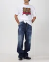 Dsquared2 Bear Logo Regular Fit T-shirt In White