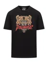 Dsquared2 Graphic Bear Print Relaxed-fit T-shirt In Black