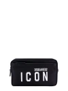 Dsquared2 Rectangular Beauty Case Icon Black In Black