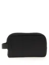 Dsquared2 Logo-patch Wash Bag In Black