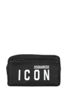 DSQUARED2 DSQUARED2 BEAUTY CASE WITH ICON PRINT