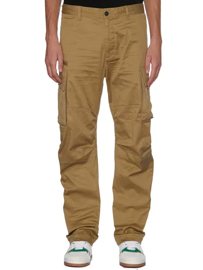 Dsquared2 Beige Cargo Trousers For Men By  In Brown