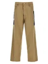 Dsquared2 Stone Cotton Pants In Beige
