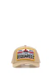 Dsquared2 Dsquared Men Beige Cotton Baseball Cap In Neutral