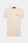 Dsquared2 Mens Light Beige Logo Graphic-print Cool-fit Cotton T-shirt In Neutral