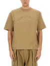 Dsquared2 Dsquared Icon New Generation Loose Fit Embossed T-shirt In Beige