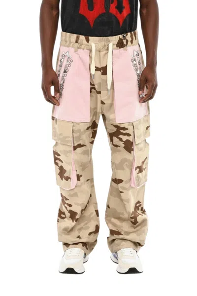 Dsquared2 Camouflage-print Cargo Trousers In Green
