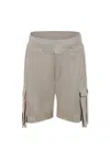 Dsquared2 Beige Shorts For Boy With Logo In Beige