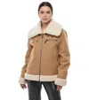 Dsquared2 Beige Solid Shirt Collar Jacket In Neutral
