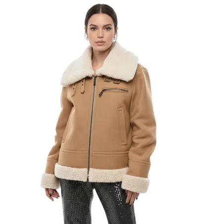Dsquared2 Beige Solid Shirt Collar Jacket In Neutral