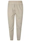 Dsquared2 Beige Solid Track Pants In Neutral
