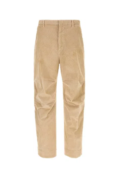 DSQUARED2 BEIGE STRETCH CORDUROY PANT