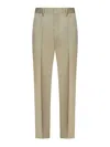 DSQUARED2 BEIGE STRETCH COTTON COOL GUY TROUSERS