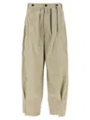Dsquared2 Tailored Pleated Trousers With Button Detailing In Beige