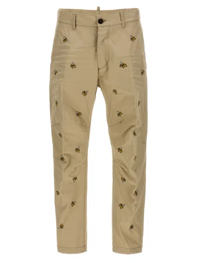 DSQUARED2 BEIGECHINO PANTS
