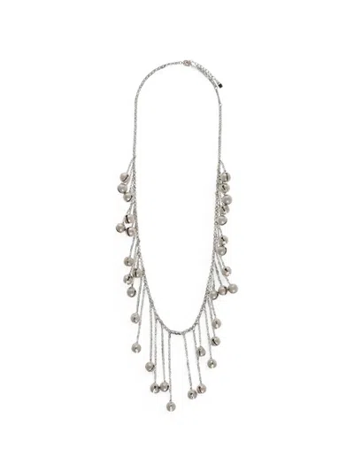 Dsquared2 Bell Charm Necklace In Silver