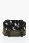 Dsquared2 Belt Bag With Fur And Ponyfur Details