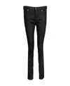 Dsquared2 Belt Loop Button Jeans In Black
