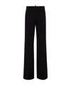 Dsquared2 Mid-rise Straight-leg Tailored Trousers In Black