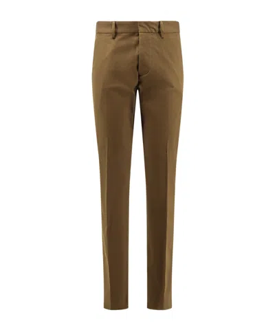 Dsquared2 Belt-loop Casual Pants In Brown