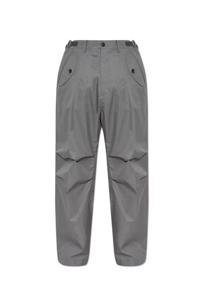 Dsquared2 Belt Loop Casual Pants In Gray