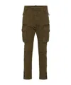 Dsquared2 Belt-loop Casual Pants In Green