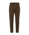 Dsquared2 Belt-loop Casual Pants In Green