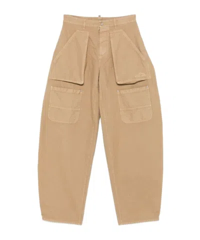 Dsquared2 Belt-loop Casual Pants In Nude