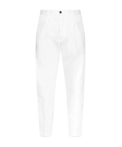 Dsquared2 Belt-loop Casual Pants In White