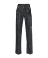 Dsquared2 Paint-splatter Distressed Jeans In Black