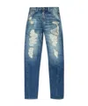 Dsquared2 Belt Loop Denim Trousers In Blue