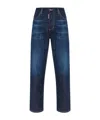 Dsquared2 Belt Loop Denim Trousers In Blue