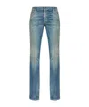 Dsquared2 Belt Loop Denim Trousers In Blue